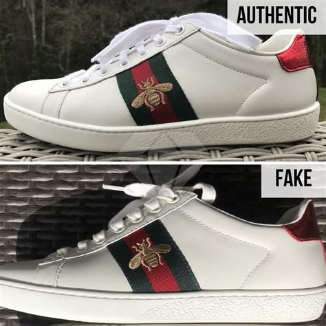 gucci ace bee real vs fake|are gucci shoes legit.